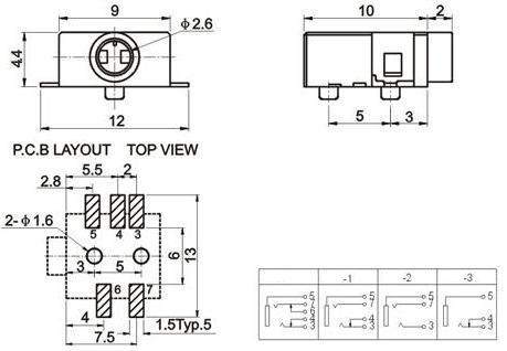 耳機插座 PJK-0205A 圖紙.jpg
